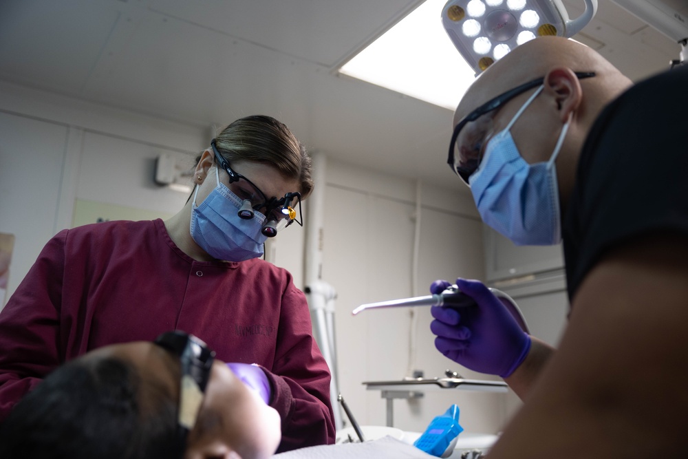 Dental Surgery Aboard USS Bataan