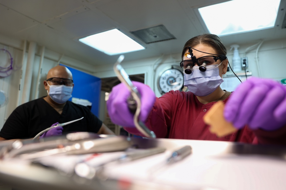 Dental Surgery Aboard USS Bataan