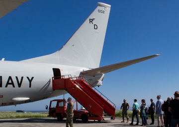 VP-47 hosts static display at Andoya Air Station for Royal Norweigan Air Force's final P-3 mission flight