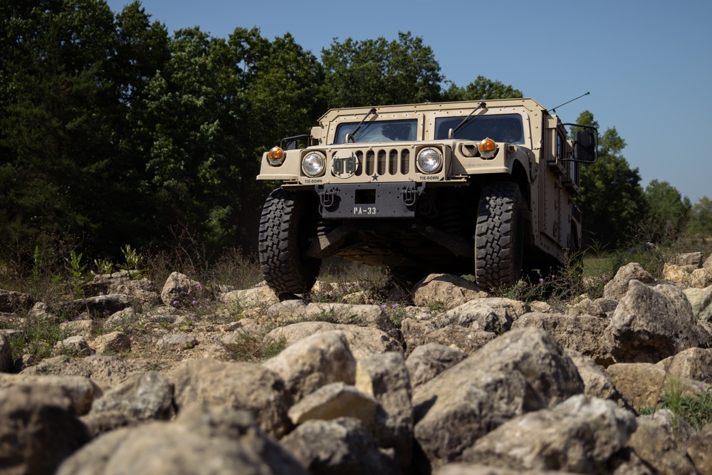 Navigating the Rough Terrain Driving Course