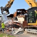 Fort Hamilton begins housing improvement project with demolition of old senior leader homes