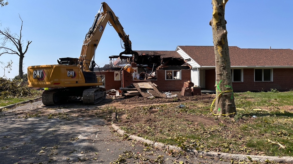 Fort Hamilton begins housing improvement project with demolition of old senior leader homes