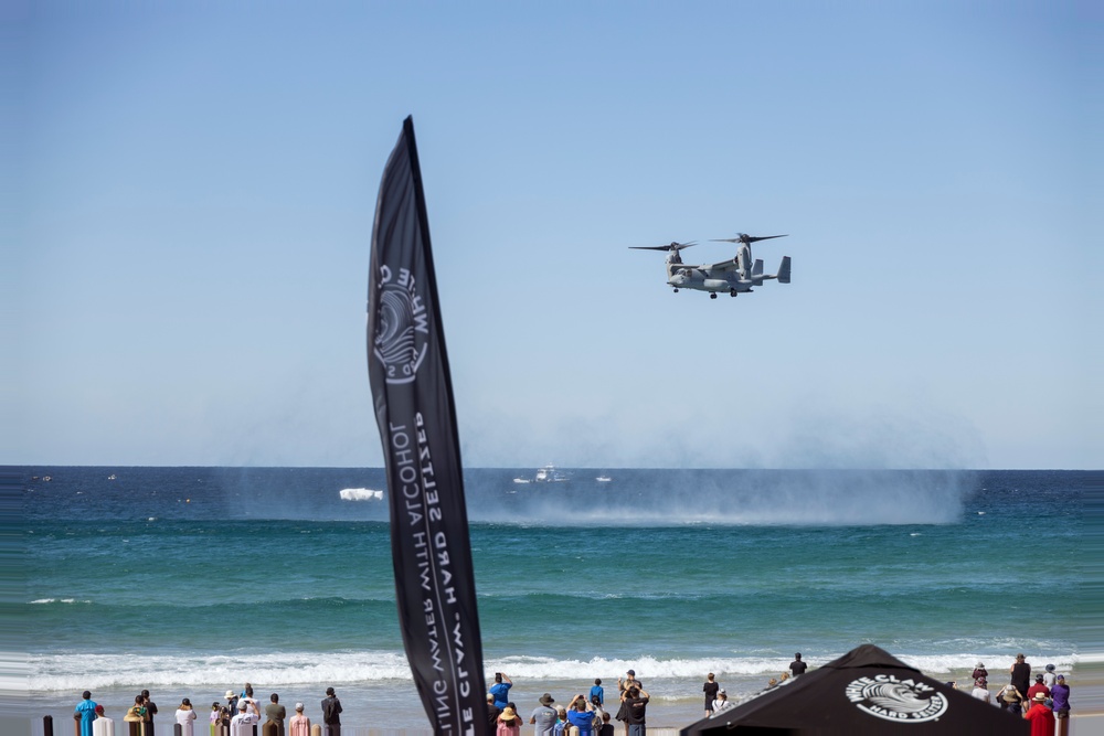 MRF-D MV-22B Ospreys participate in the Gold Coast Air Show