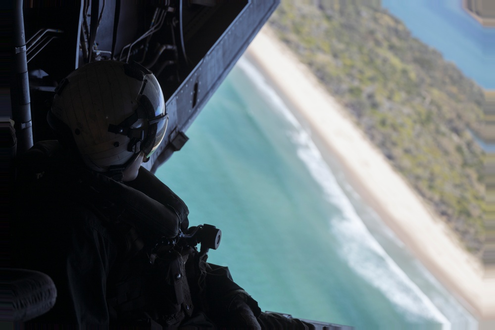 MRF-D MV-22B Ospreys participate in the Gold Coast Air Show