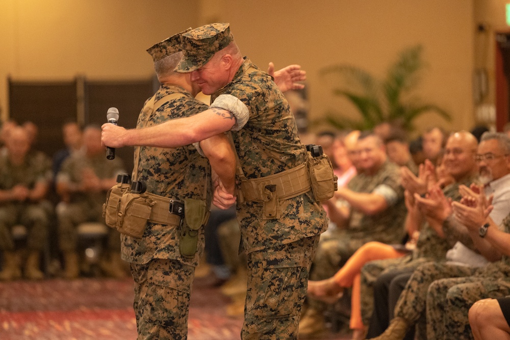 3d MLG Post and Relief Ceremony