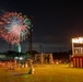 Fireworks during Bon Dance Festival at Camp Zama on Aug 5, 2023.
