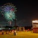 Fireworks during Bon Dance Festival at Camp Zama on Aug 5, 2023.