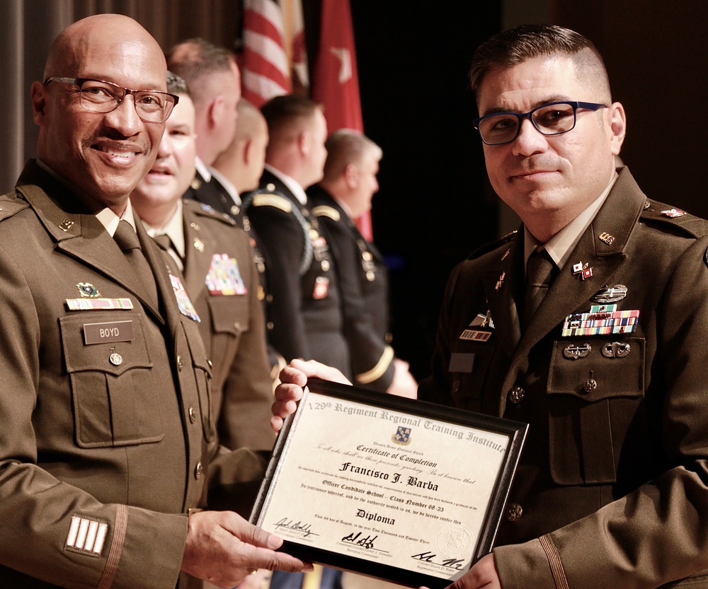 Illinois Army National Guard Officer Candidate School Graduates 21 Leaders