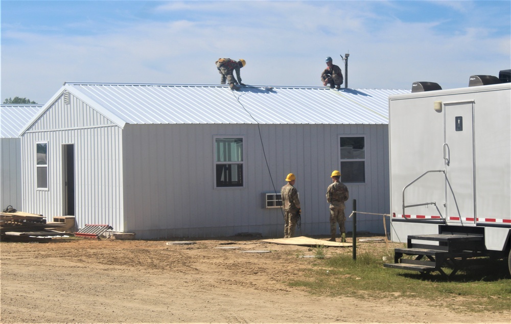 Ongoing troop project creating office buildings sees more work by Army Reserve engineer units during CSTX 86-23-02