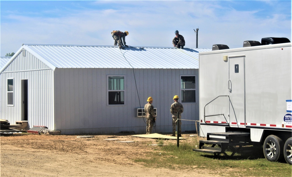 Ongoing troop project creating office buildings sees more work by Army Reserve engineer units during CSTX 86-23-02