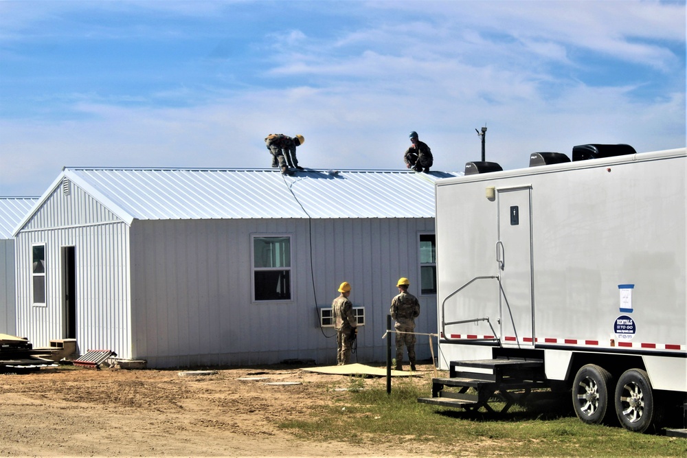 Ongoing troop project creating office buildings sees more work by Army Reserve engineer units during CSTX 86-23-02