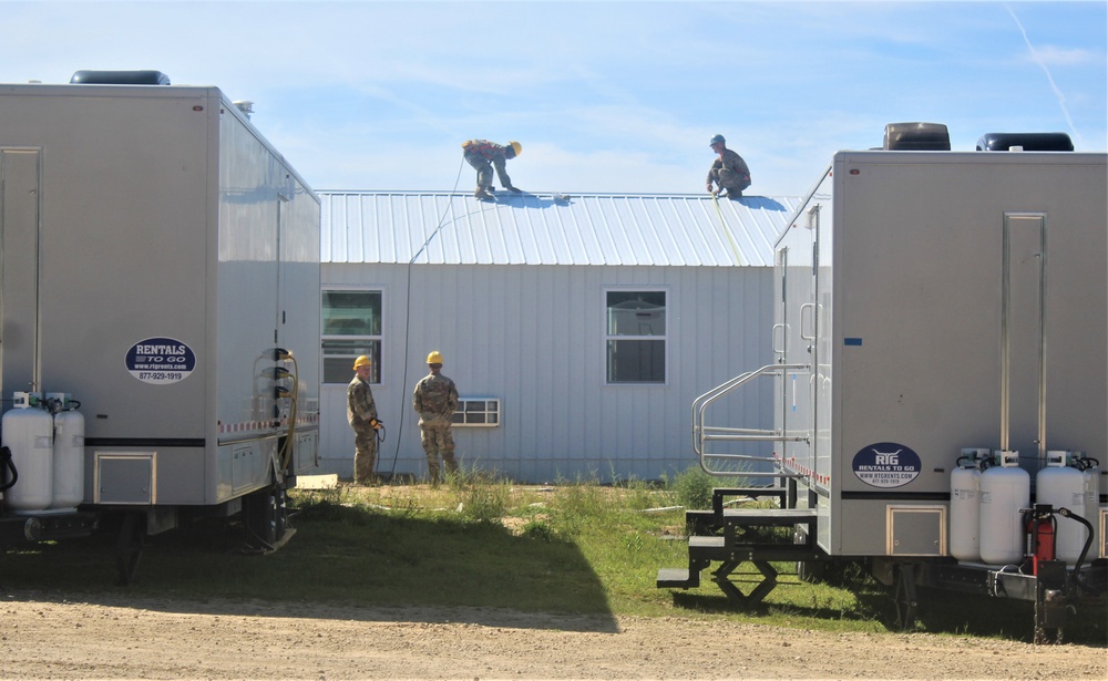 Ongoing troop project creating office buildings sees more work by Army Reserve engineer units during CSTX 86-23-02