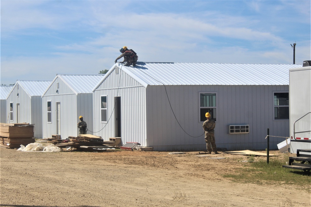 Ongoing troop project creating office buildings sees more work by Army Reserve engineer units during CSTX 86-23-02