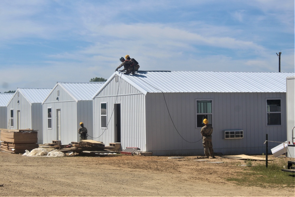 Ongoing troop project creating office buildings sees more work by Army Reserve engineer units during CSTX 86-23-02