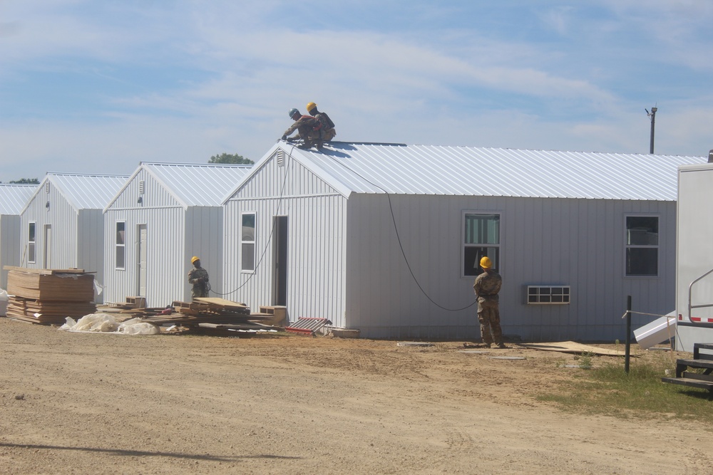 Ongoing troop project creating office buildings sees more work by Army Reserve engineer units during CSTX 86-23-02