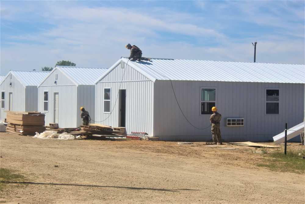 Ongoing troop project creating office buildings sees more work by Army Reserve engineer units during CSTX 86-23-02