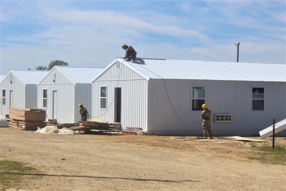 Ongoing troop project creating office buildings sees more work by Army Reserve engineer units during CSTX 86-23-02