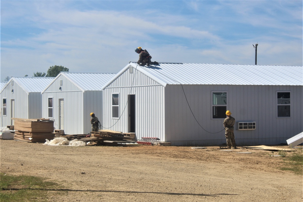 Ongoing troop project creating office buildings sees more work by Army Reserve engineer units during CSTX 86-23-02