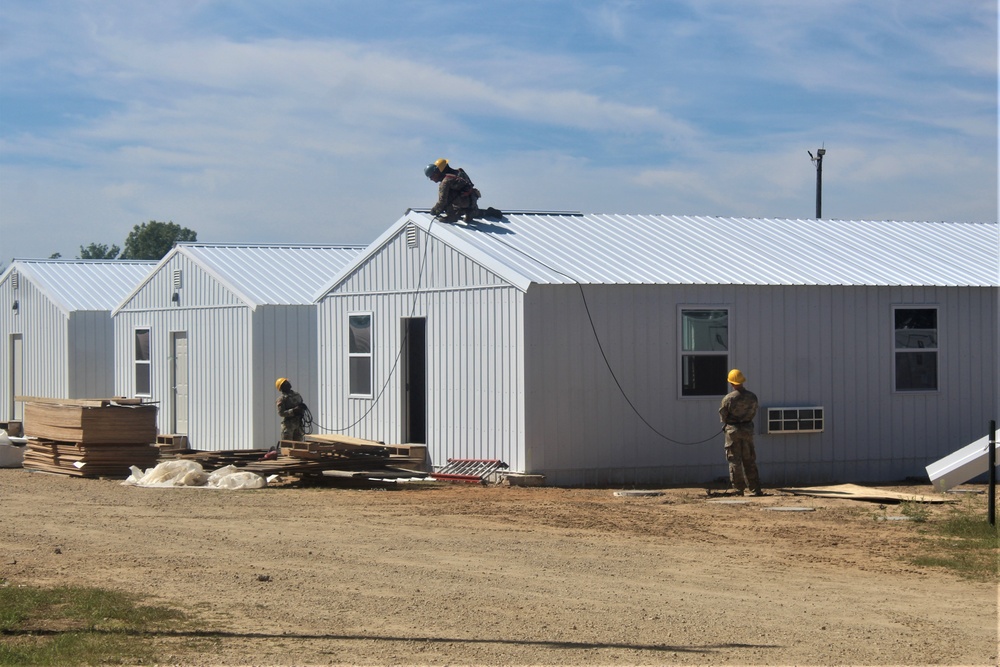 Ongoing troop project creating office buildings sees more work by Army Reserve engineer units during CSTX 86-23-02