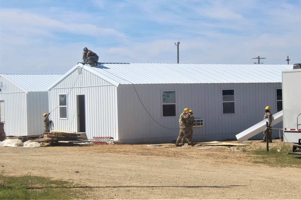 Ongoing troop project creating office buildings sees more work by Army Reserve engineer units during CSTX 86-23-02