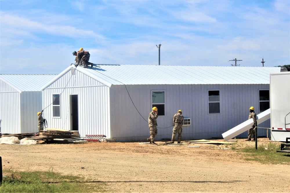 Ongoing troop project creating office buildings sees more work by Army Reserve engineer units during CSTX 86-23-02