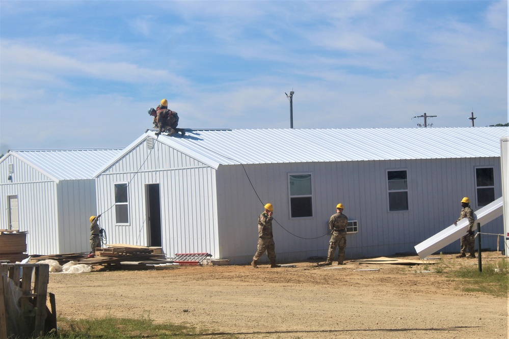 Ongoing troop project creating office buildings sees more work by Army Reserve engineer units during CSTX 86-23-02