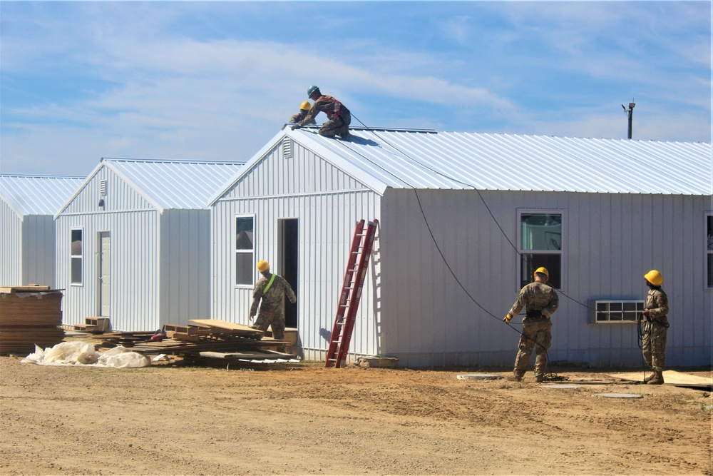 Ongoing troop project creating office buildings sees more work by Army Reserve engineer units during CSTX 86-23-02