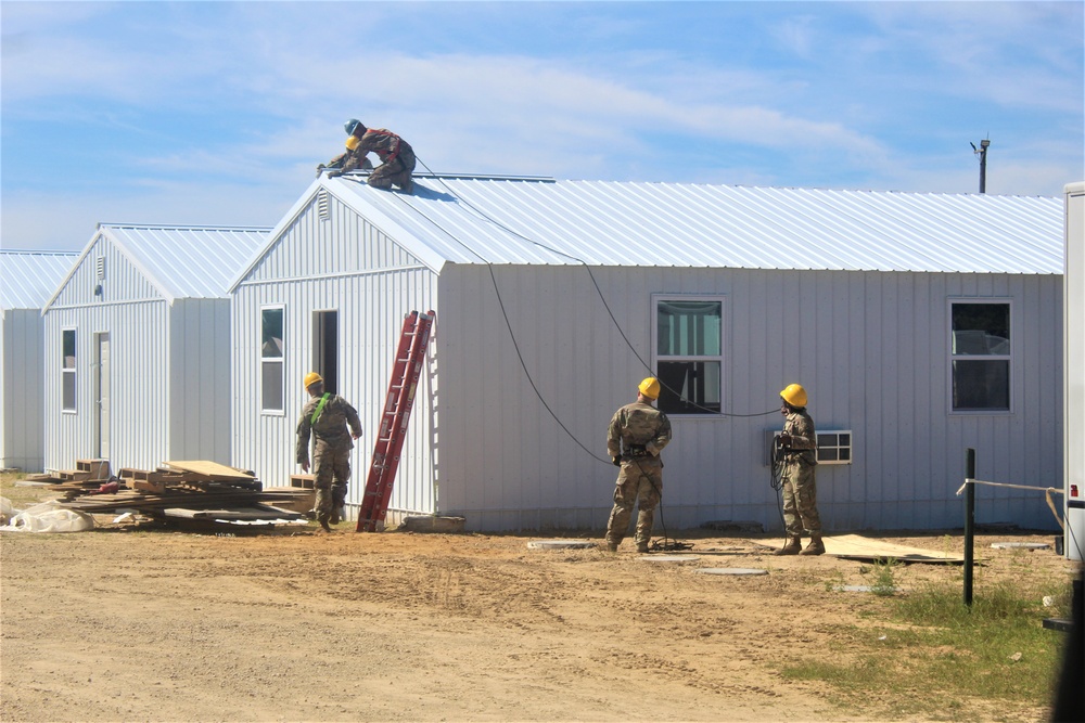 Ongoing troop project creating office buildings sees more work by Army Reserve engineer units during CSTX 86-23-02