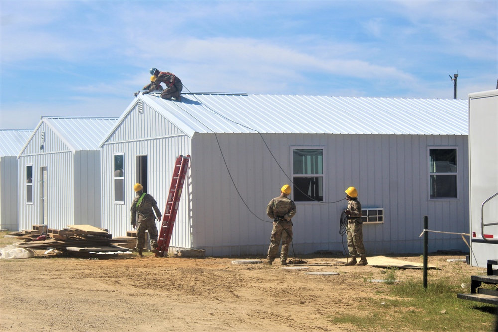 Ongoing troop project creating office buildings sees more work by Army Reserve engineer units during CSTX 86-23-02