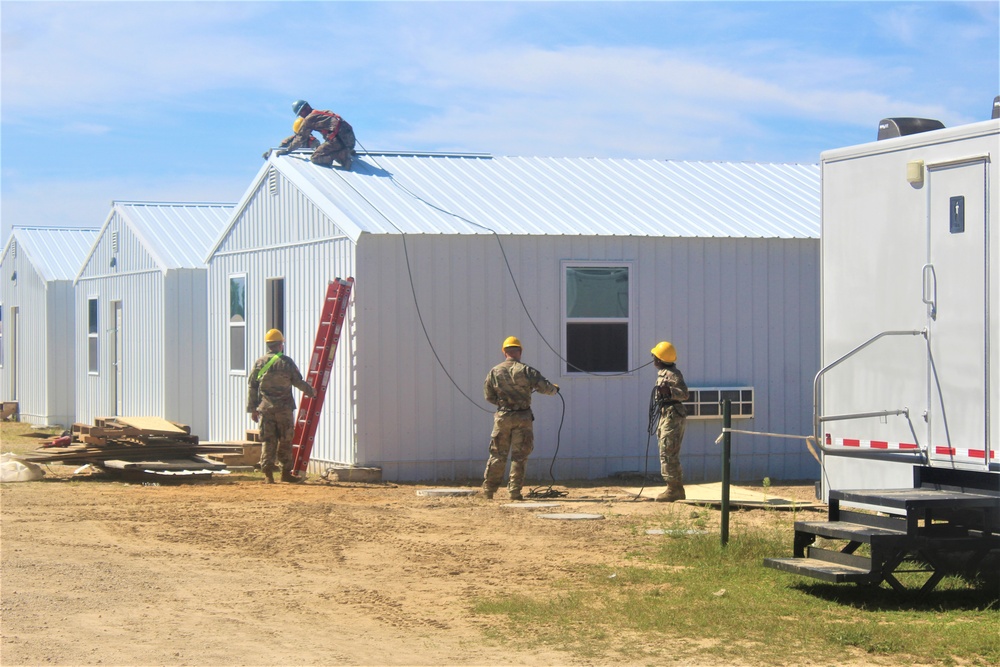 Ongoing troop project creating office buildings sees more work by Army Reserve engineer units during CSTX 86-23-02