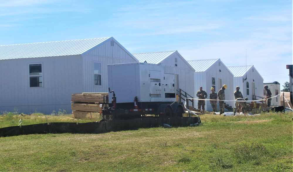 Ongoing troop project creating office buildings sees more work by Army Reserve engineer units during CSTX 86-23-02