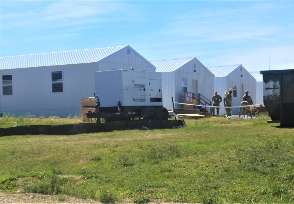 Ongoing troop project creating office buildings sees more work by Army Reserve engineer units during CSTX 86-23-02