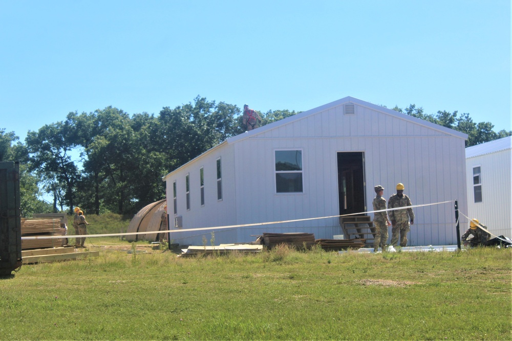 Ongoing troop project creating office buildings sees more work by Army Reserve engineer units during CSTX 86-23-02