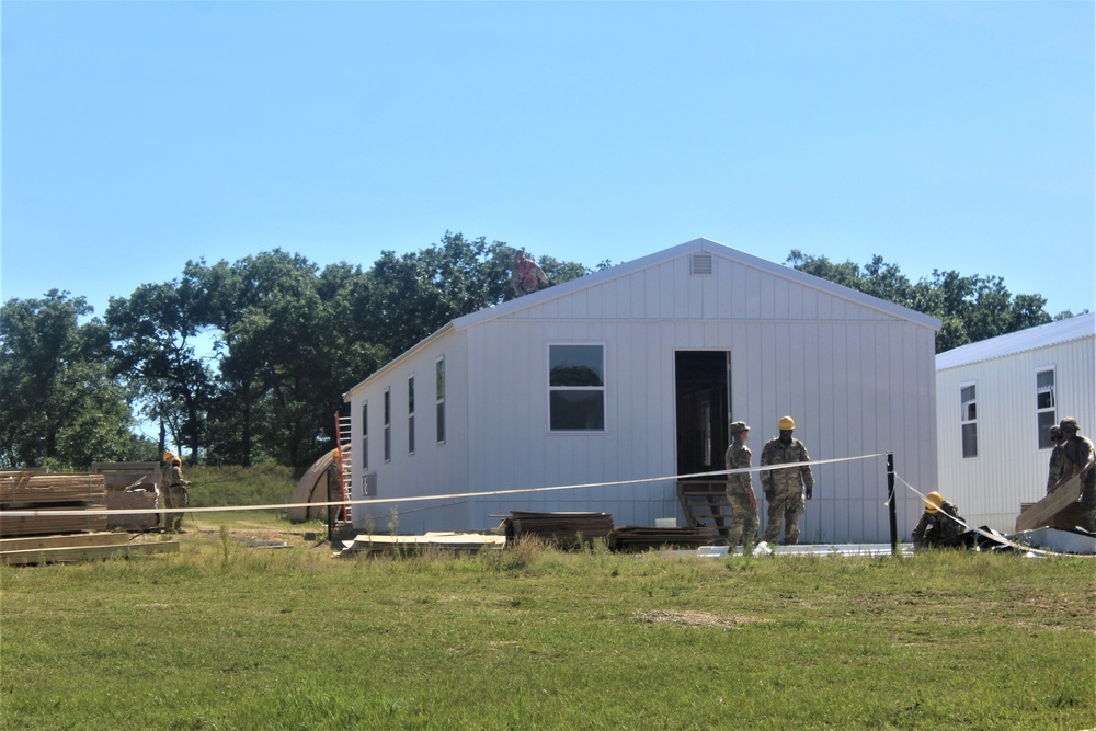 Ongoing troop project creating office buildings sees more work by Army Reserve engineer units during CSTX 86-23-02