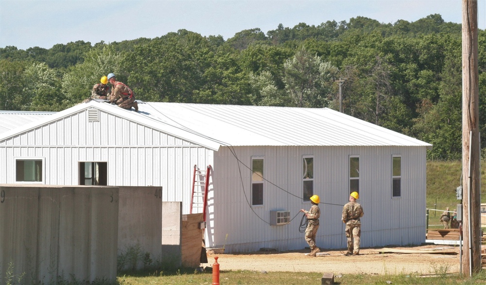 Ongoing troop project creating office buildings sees more work by Army Reserve engineer units during CSTX 86-23-02