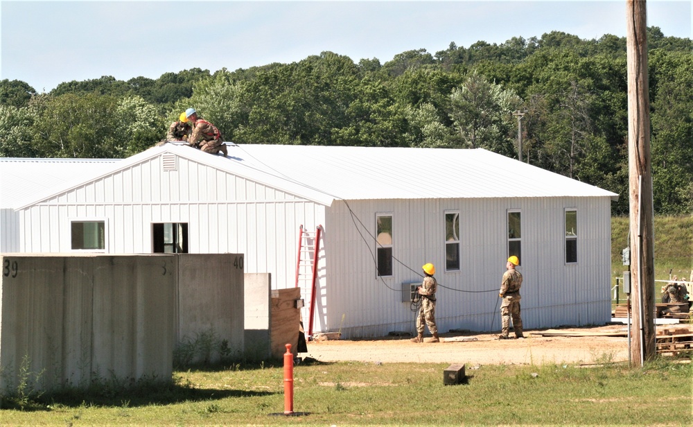 Ongoing troop project creating office buildings sees more work by Army Reserve engineer units during CSTX 86-23-02