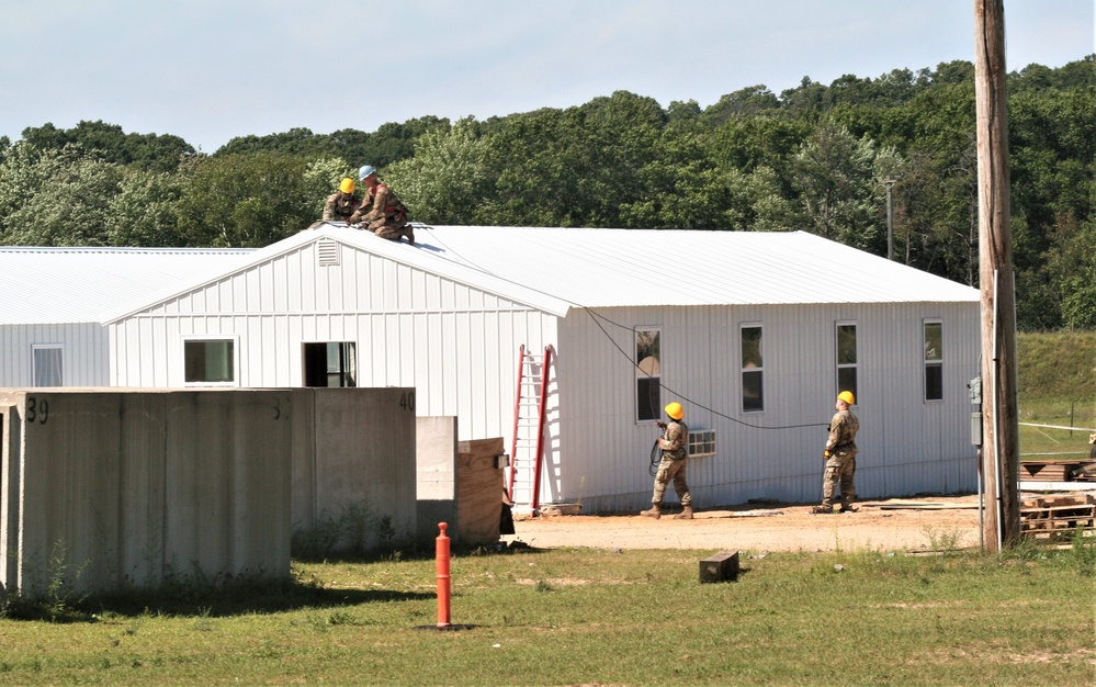 Ongoing troop project creating office buildings sees more work by Army Reserve engineer units during CSTX 86-23-02