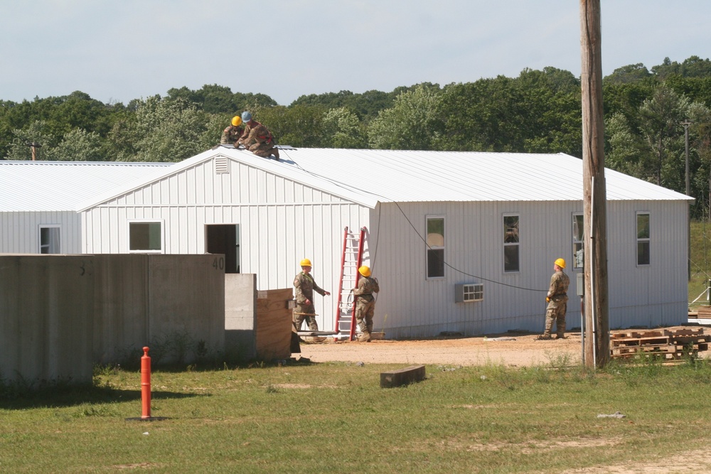 Ongoing troop project creating office buildings sees more work by Army Reserve engineer units during CSTX 86-23-02