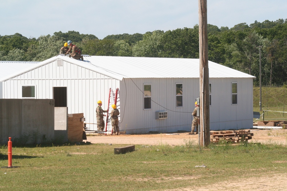 Ongoing troop project creating office buildings sees more work by Army Reserve engineer units during CSTX 86-23-02