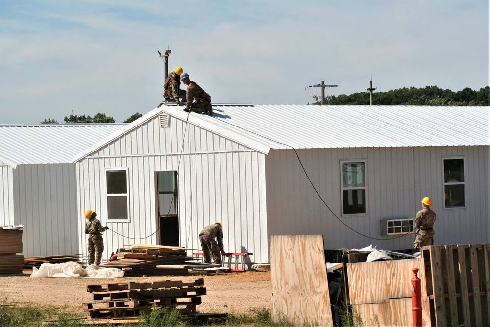 Ongoing troop project creating office buildings sees more work by Army Reserve engineer units during CSTX 86-23-02