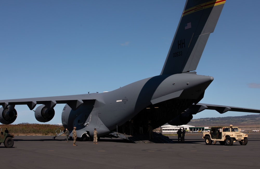 JTF-50 helps support FEMA by providing equipment and refueling aid
