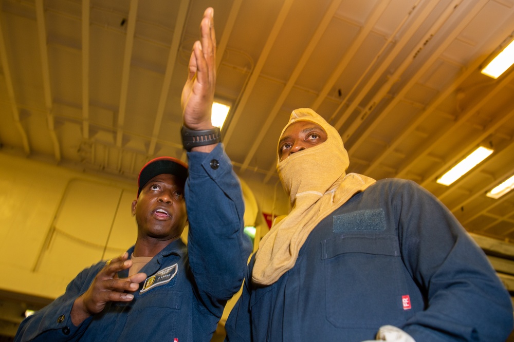 General Quarters Drill Onboard USS Boxer