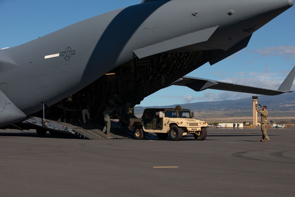 JTF-50 helps support FEMA by providing equipment and refueling aid