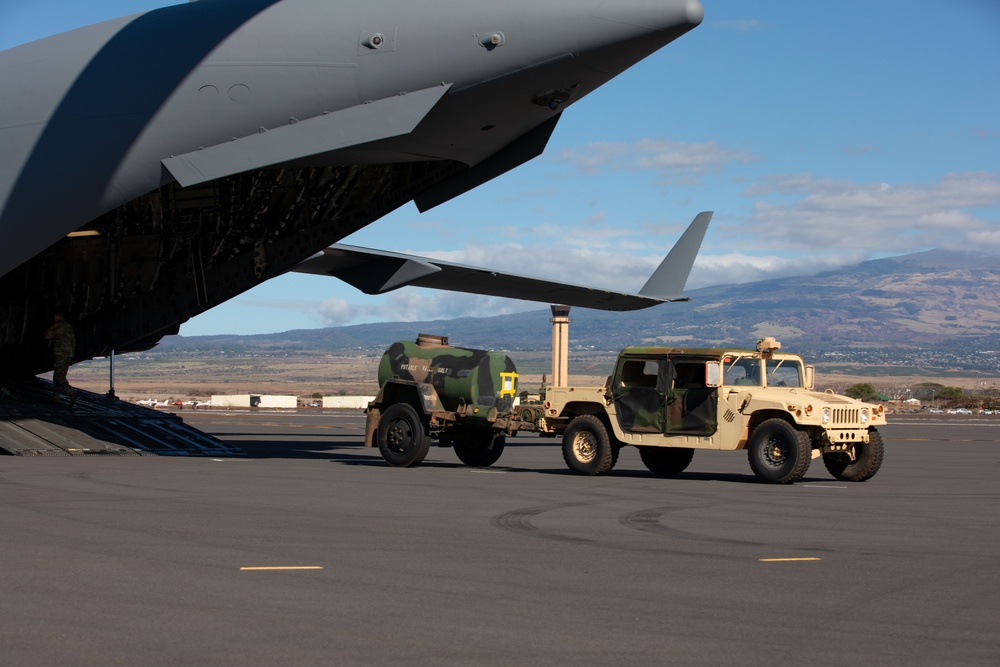 JTF-50 helps support FEMA by providing equipment and refueling aid