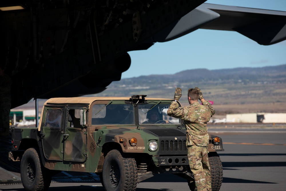 JTF-50 helps support FEMA by providing equipment and refueling aid