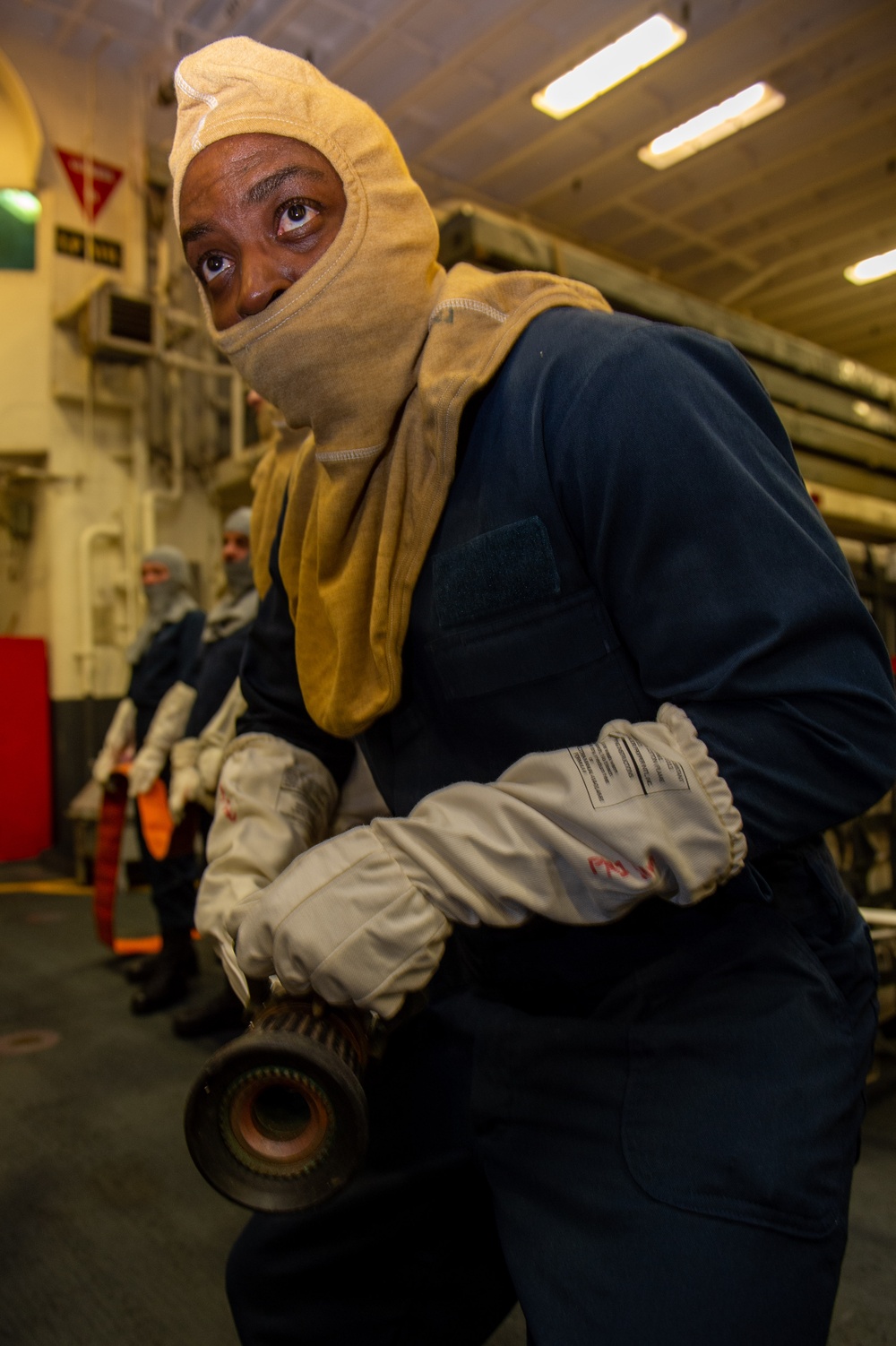 General Quarters Drill Onboard USS Boxer