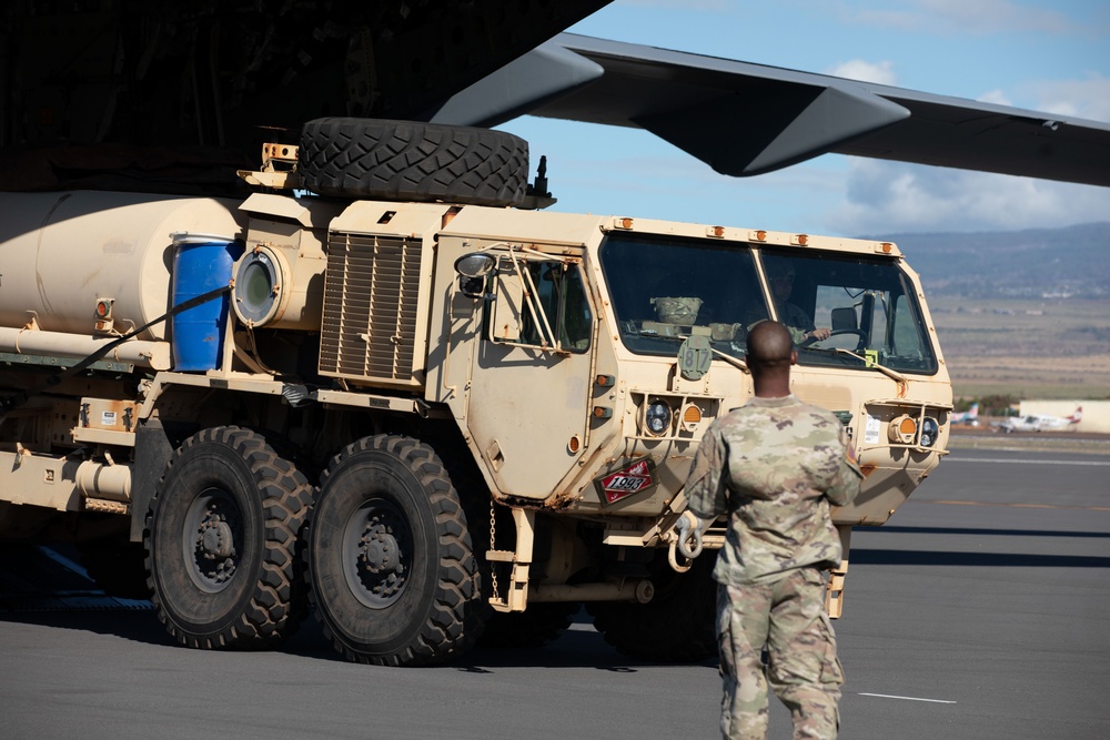 JTF-50 helps support FEMA by providing equipment and refueling aid