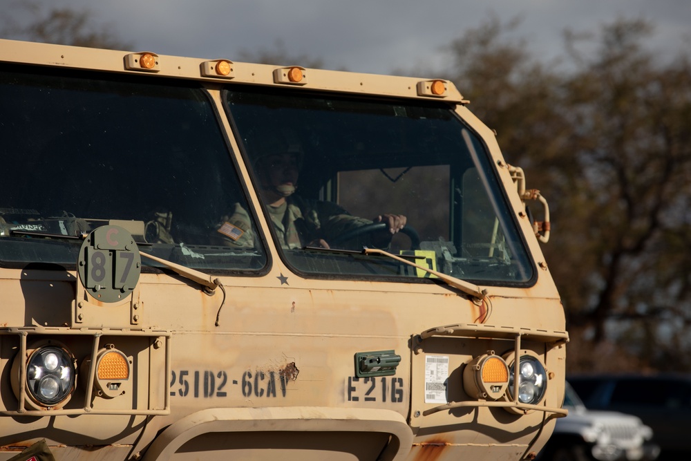 JTF-50 helps support FEMA by providing equipment and refueling aid