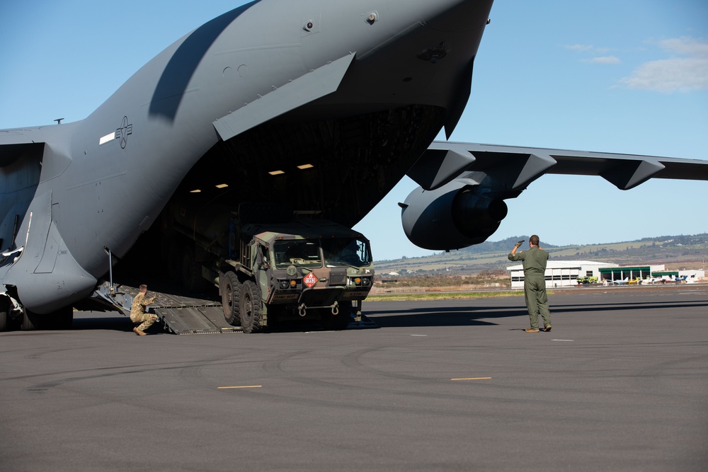 JTF-50 helps support FEMA by providing equipment and refueling aid