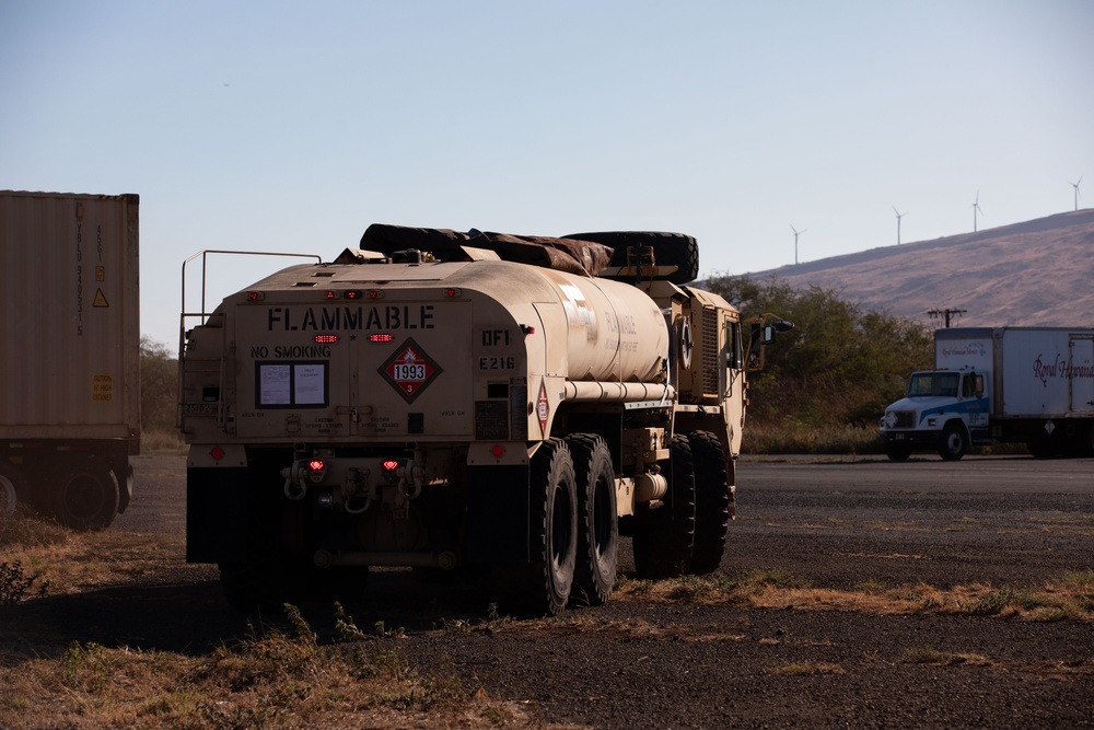 JTF-50 helps support FEMA by providing equipment and refueling aid